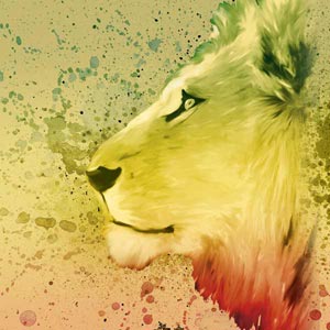 Profile of the Lion of Judah Beats Solo 3 Wireless Skin